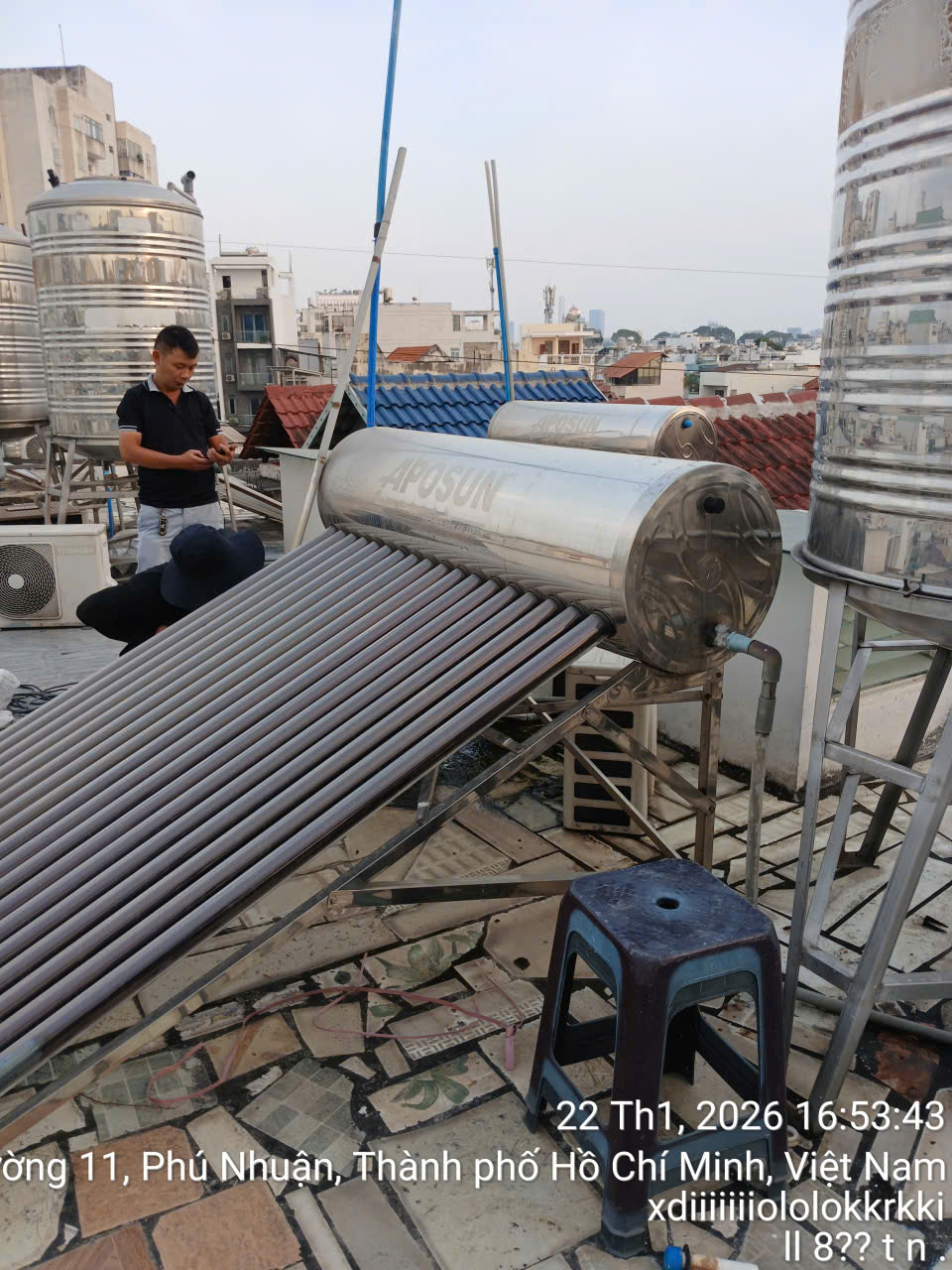 Heat Pump - Lắp đặt hệ thống nước nóng trung tâm hiệu suất cao tại Huyện Hóc Môn