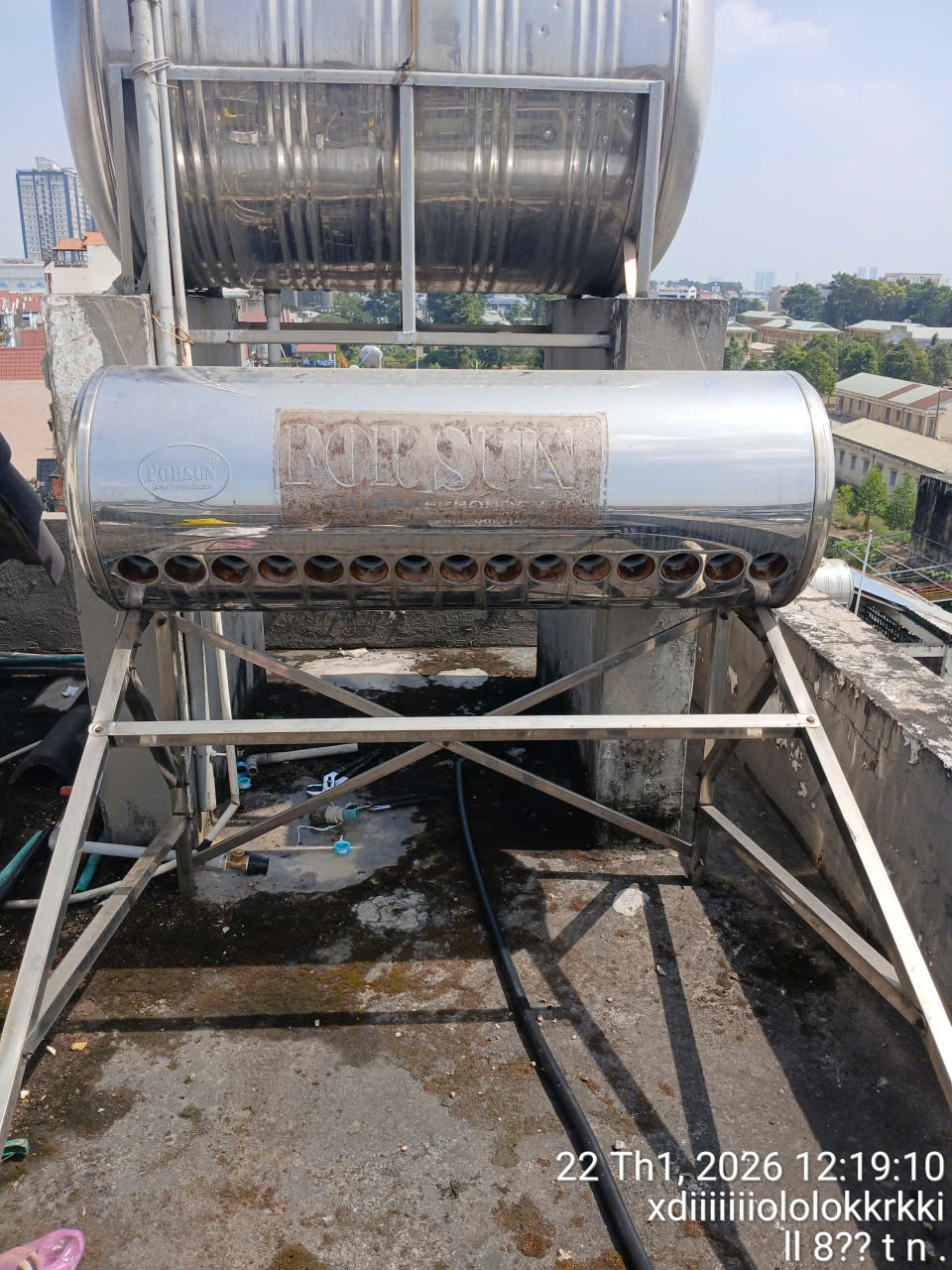 Lắp đặt hệ thống nước nóng trung tâm Heat Pump hiệu suất cao tại KCN Sóng Thần